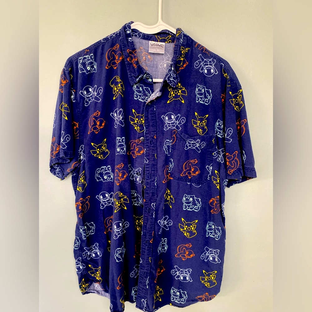Pokémon button up